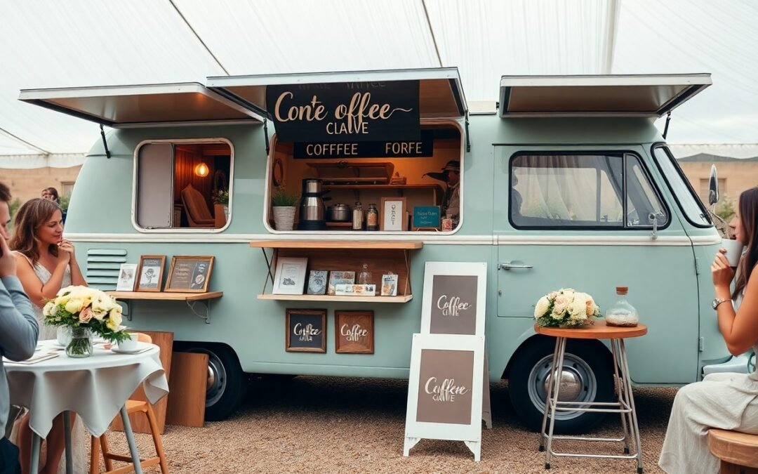 How-To Select A Stylish Mobile Coffee Van Near Me For Weddings