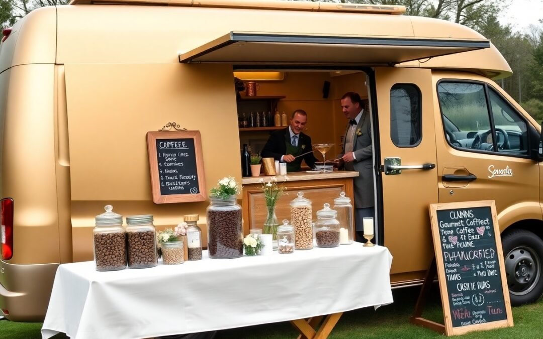 How-To Elevate Your Wedding Reception With A Chic Adelaide Mobile Coffee Van Hire