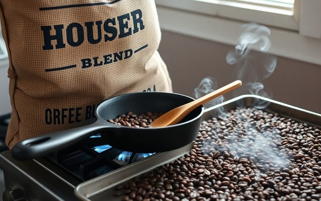 How-to Roast Fresh House Blend Coffee Beans For Maximum Aroma